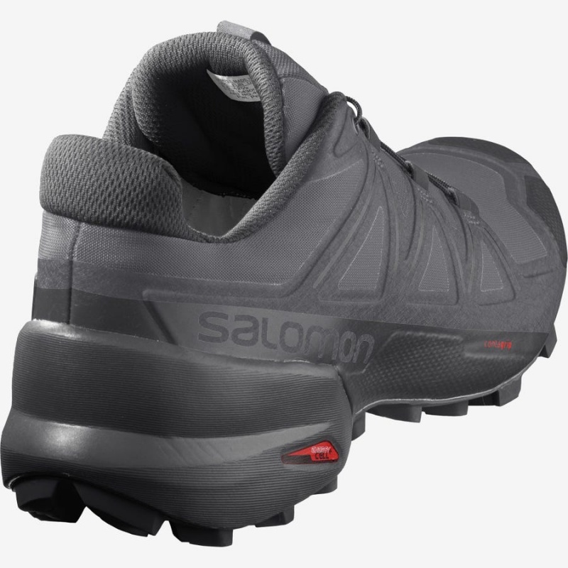 Zapatillas Trail Running Salomon SPEEDCROSS 5 Hombre Plateadas | UY 3517DFM