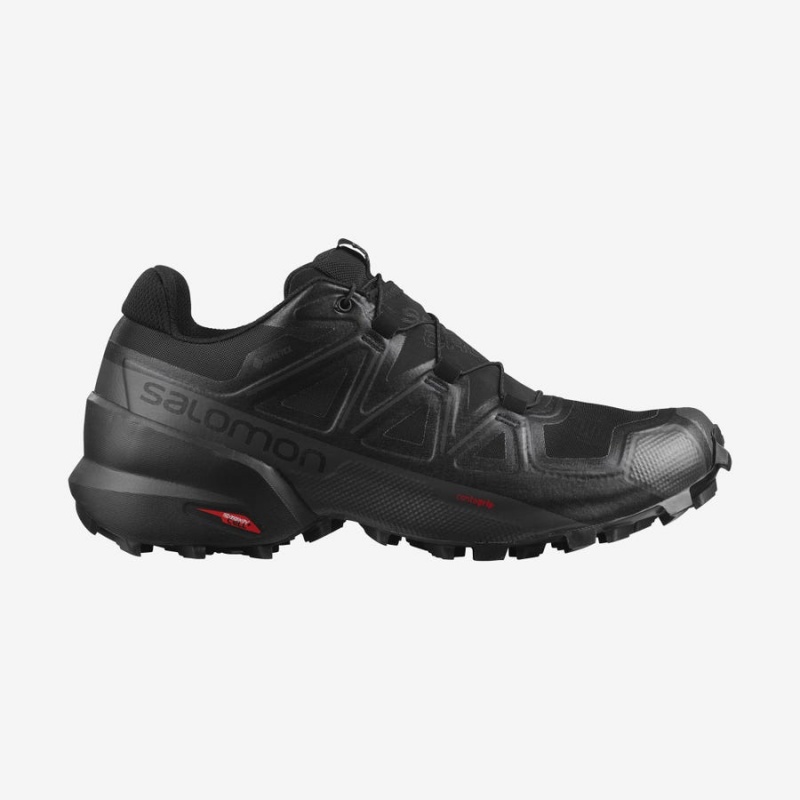 Zapatillas Trail Running Salomon SPEEDCROSS 5 GORE-TEX Hombre Negras | UY 3510BEX