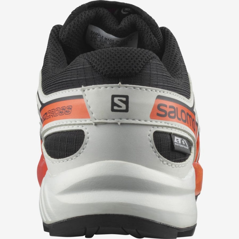 Zapatillas Trail Running Salomon SPEEDCROSS CLIMASALOMON™ WATERPROOF Niños Negras Rosas | UY 2027GSO