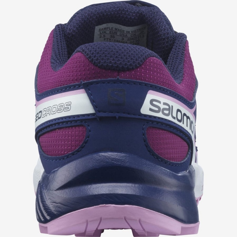 Zapatillas Trail Running Salomon SPEEDCROSS Niños Moradas Azules | UY 2025DFM