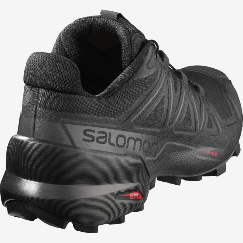 Zapatillas Trail Running Salomon SPEEDCROSS 5 Mujer Negras | UY 2745FDN