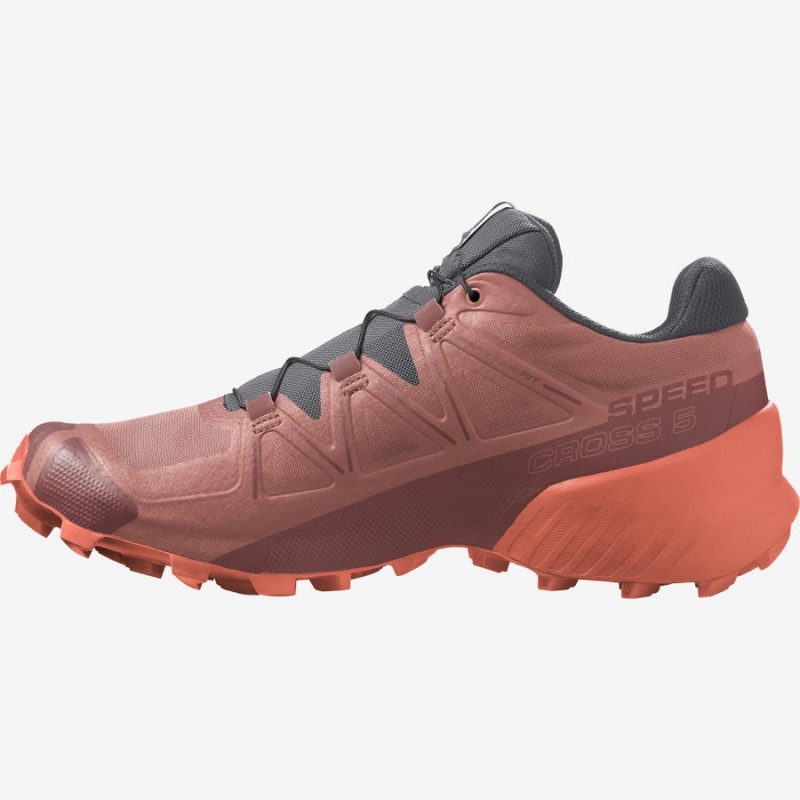 Zapatillas Trail Running Salomon SPEEDCROSS 5 Mujer Naranjas | UY 2744DFM