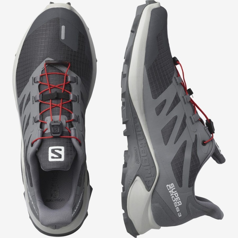 Zapatillas Trail Running Salomon SUPERCROSS 3 Hombre Gris | UY 3520HAP