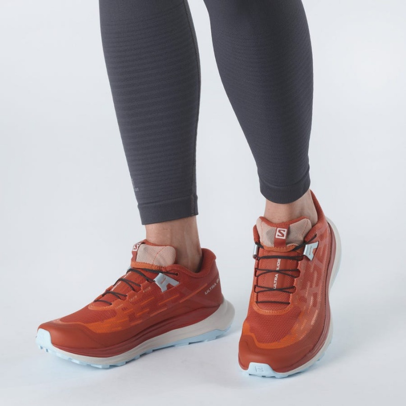 Zapatillas Trail Running Salomon ULTRA GLIDE Mujer Naranjas | UY 2768AHK