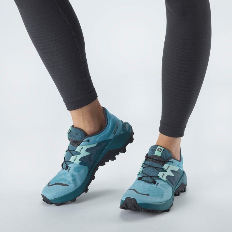 Zapatillas Trail Running Salomon WILDCROSS 2 Mujer Azules | UY 2779XYU