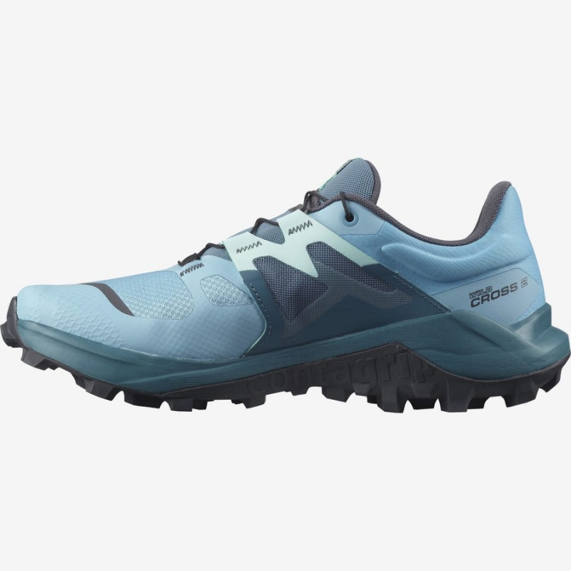 Zapatillas Trail Running Salomon WILDCROSS 2 Mujer Azules | UY 2779XYU