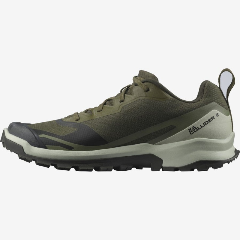 Zapatillas Trail Running Salomon XA COLLIDER 2 Hombre Verde Oliva | UY 3535BEX