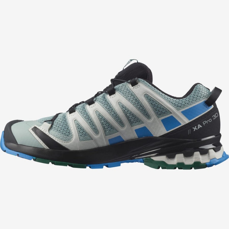 Zapatillas Trail Running Salomon XA PRO 3D v8 Hombre Verde Menta | UY 3526GSO