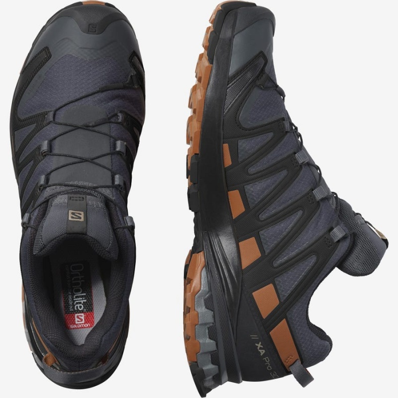 Zapatillas Trail Running Salomon XA PRO 3D v8 GORE-TEX Hombre Plateadas | UY 3508CTV