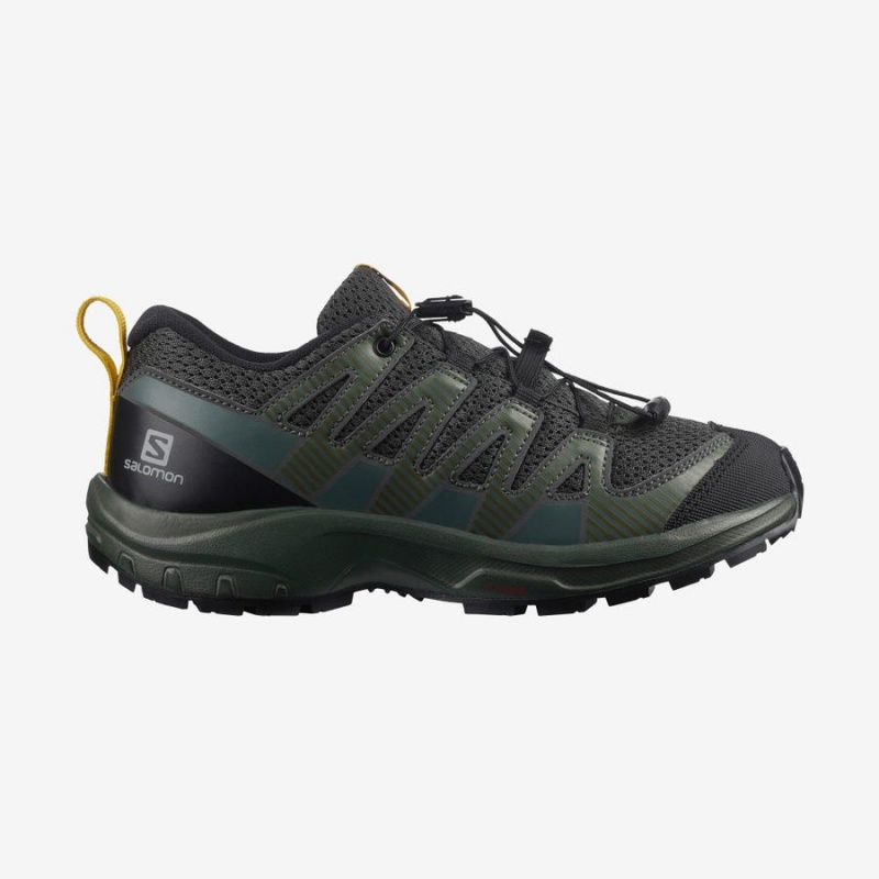 Zapatillas Trail Running Salomon XA PRO V8 Niños Verde Oliva | UY 2030KOR