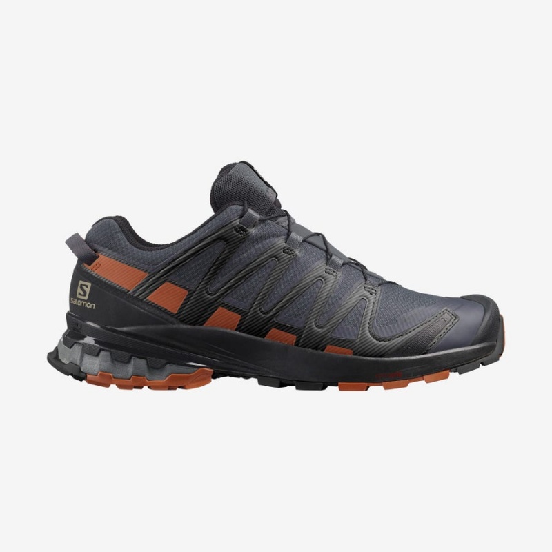 Zapatillas Trail Running Salomon XA PRO 3D V8 GORE-TEX WIDE Hombre Negras | UY 3537MQZ