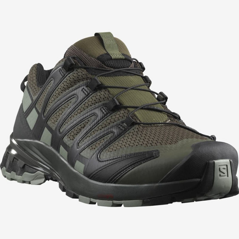 Zapatillas Trail Running Salomon XA PRO 3D V8 WIDE Hombre Moradas Gris | UY 3529KOR