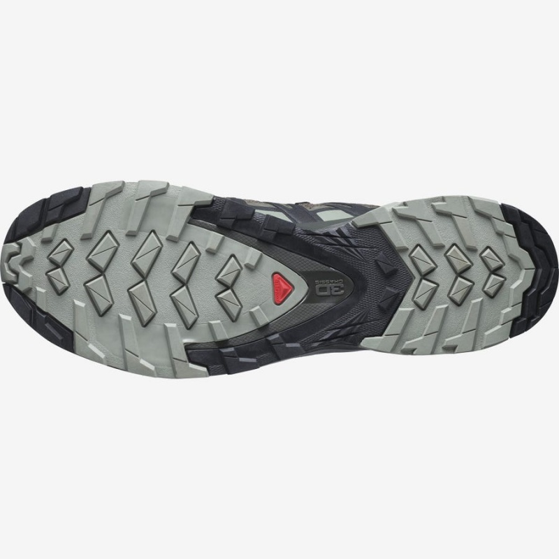 Zapatillas Trail Running Salomon XA PRO 3D V8 WIDE Hombre Moradas Gris | UY 3529KOR