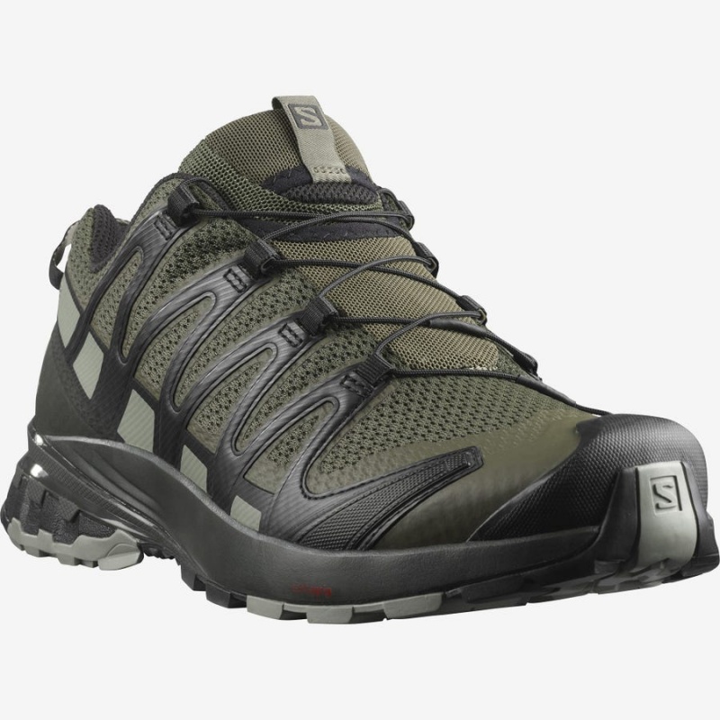 Zapatillas Trail Running Salomon XA PRO 3D v8 Hombre Verde Oliva | UY 3528JPQ