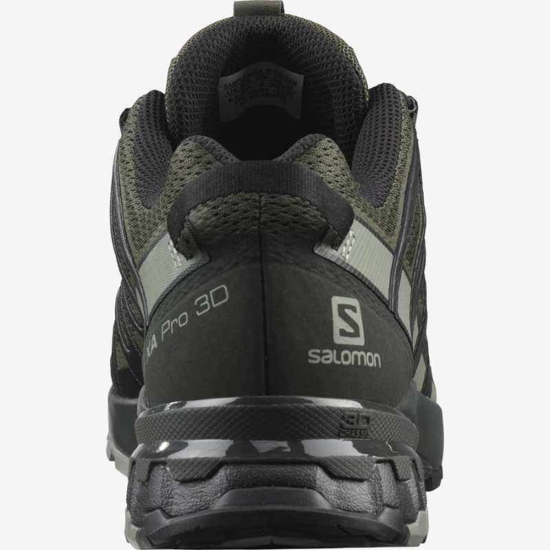 Zapatillas Trail Running Salomon XA PRO 3D v8 Hombre Verde Oliva | UY 3528JPQ