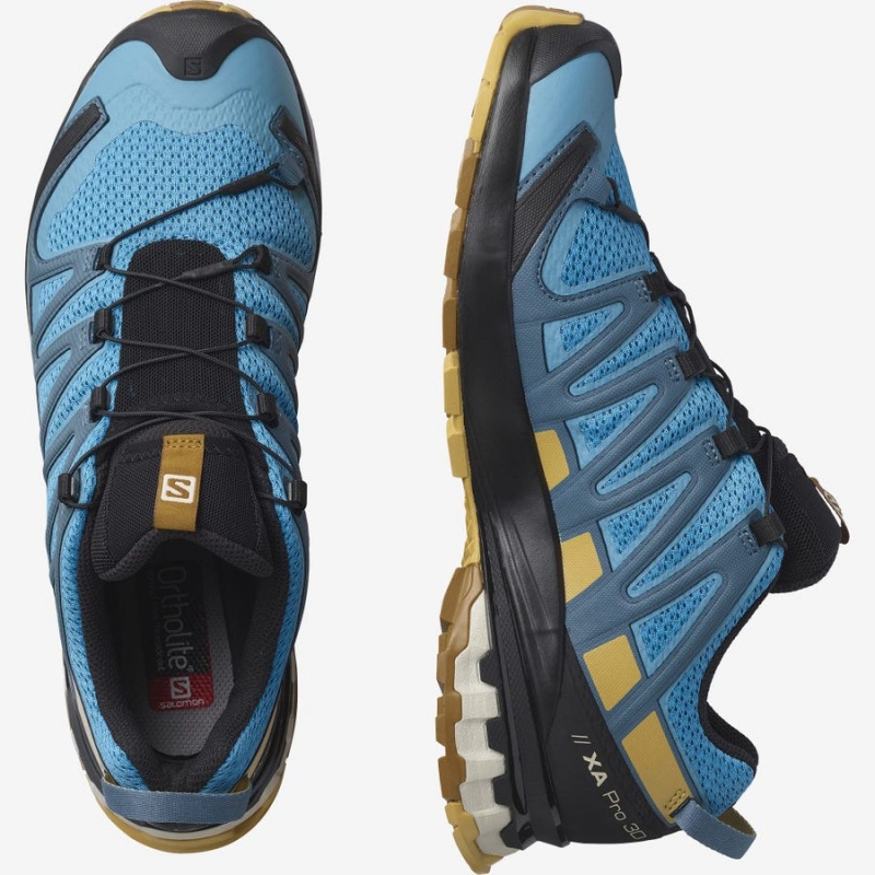 Zapatillas Trail Running Salomon XA PRO 3D v8 Hombre Azules | UY 3527HAP