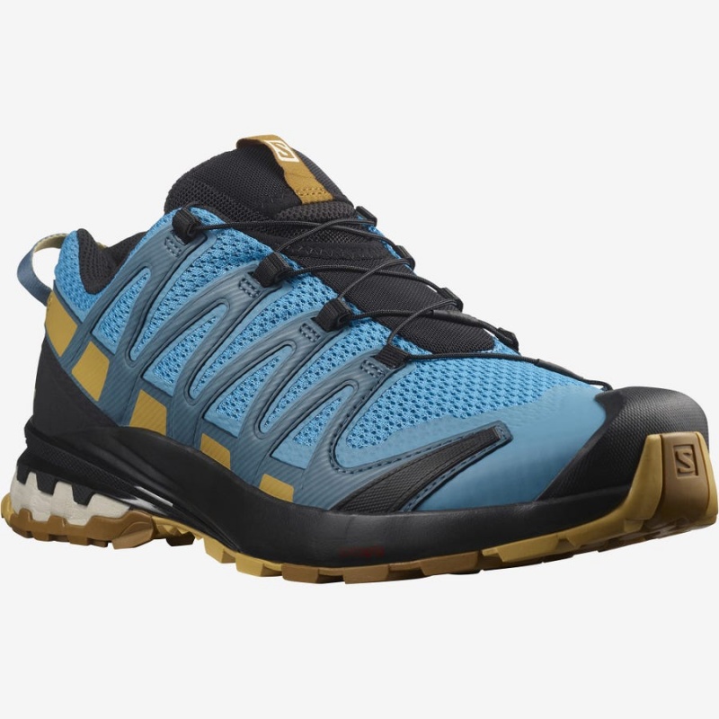 Zapatillas Trail Running Salomon XA PRO 3D v8 Hombre Azules | UY 3527HAP