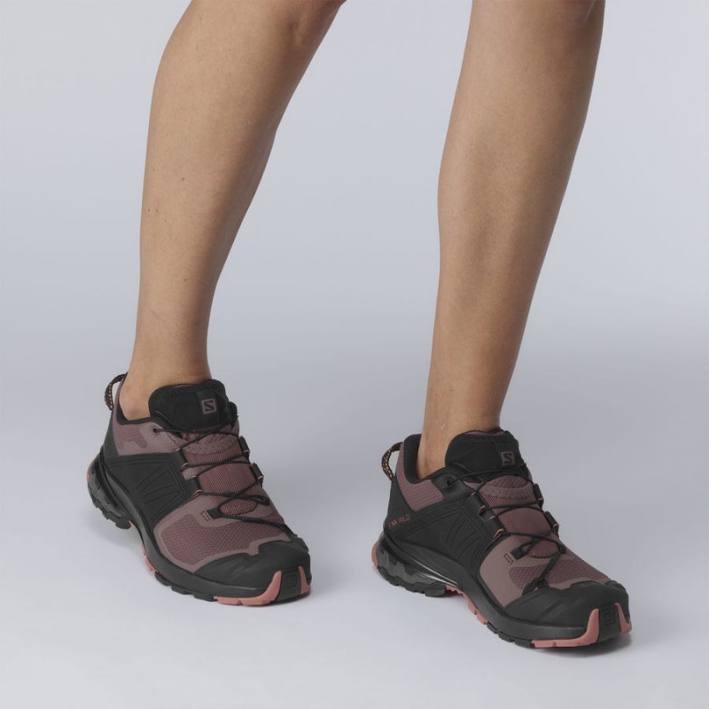 Zapatillas Trail Running Salomon XA WILD Mujer Negras | UY 2755BEX