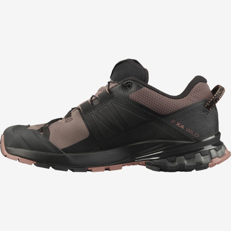 Zapatillas Trail Running Salomon XA WILD Mujer Negras | UY 2755BEX