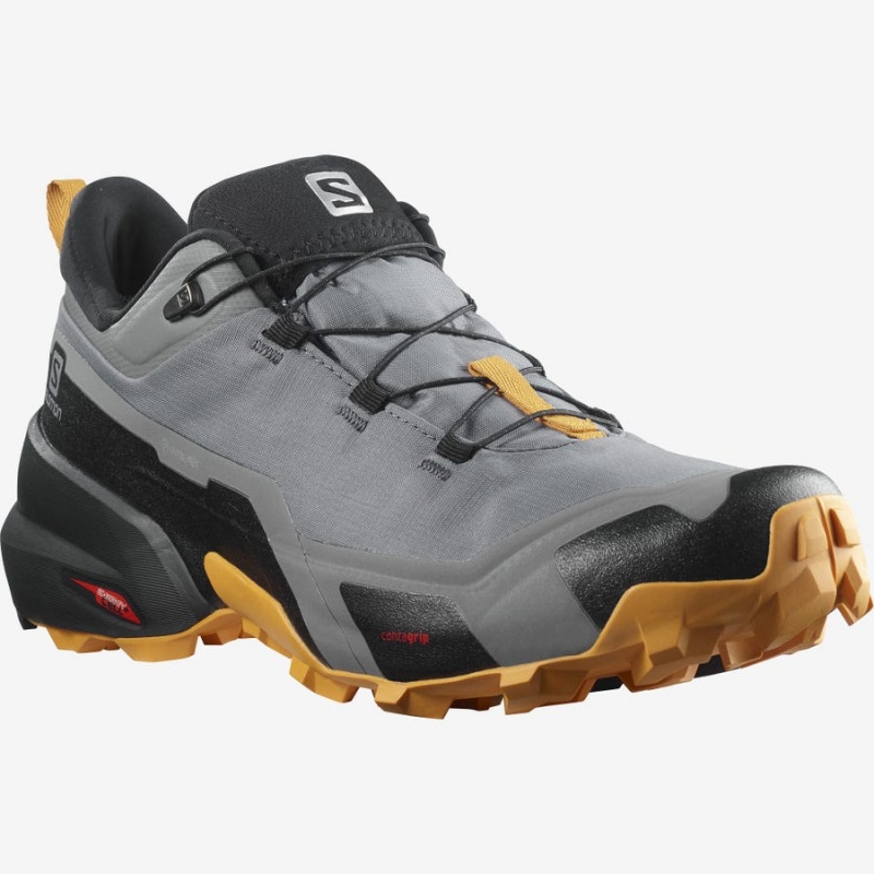 Zapatillas de Senderismo Salomon CROSS HIKE GORE-TEX Hombre Gris | UY 3608KOR