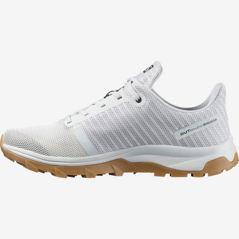 Zapatillas de Senderismo Salomon OUTBOUND PRISM Hombre Blancas | UY 3574AHK