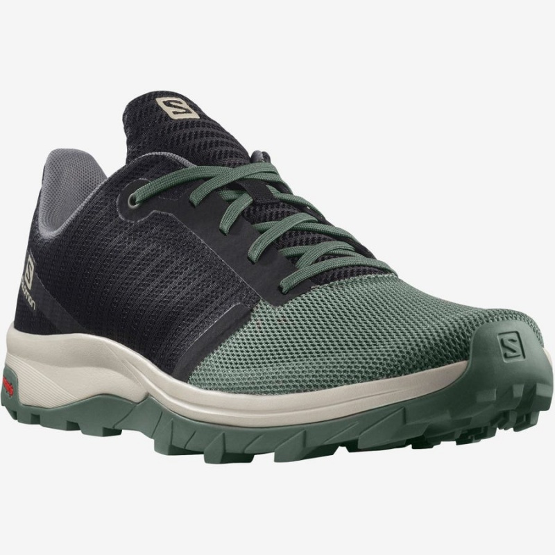 Zapatillas de Senderismo Salomon OUTBOUND PRISM Hombre Verde Oliva | UY 3572HAP