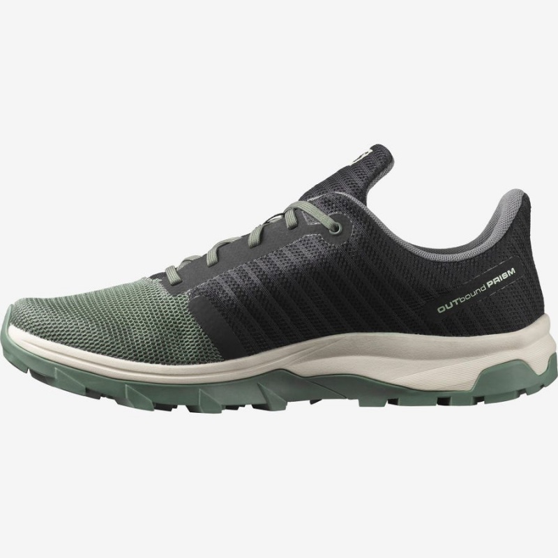 Zapatillas de Senderismo Salomon OUTBOUND PRISM Hombre Verde Oliva | UY 3572HAP