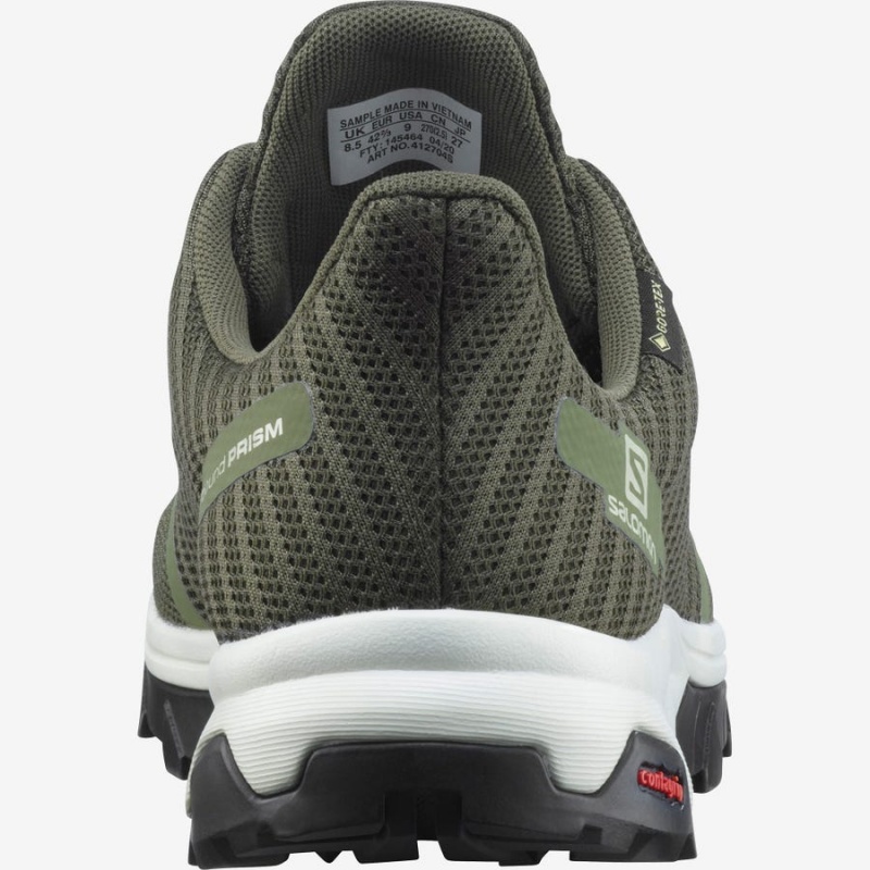 Zapatillas de Senderismo Salomon OUTBOUND PRISM GORE-TEX Hombre Verde Oliva | UY 3571GSO