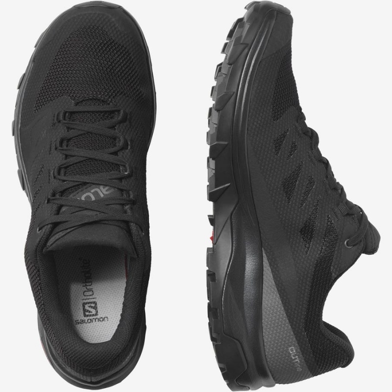 Zapatillas de Senderismo Salomon OUTLINE GORE-TEX Hombre Negras Negras | UY 3599PJJ