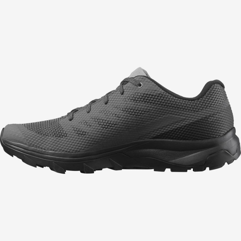 Zapatillas de Senderismo Salomon OUTLINE Hombre Gris Negras | UY 3560CTV