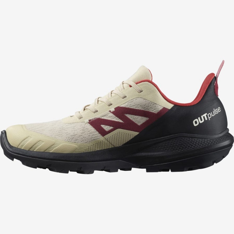 Zapatillas de Senderismo Salomon OUTPULSE GORE-TEX Hombre Beige | UY 3582LIS