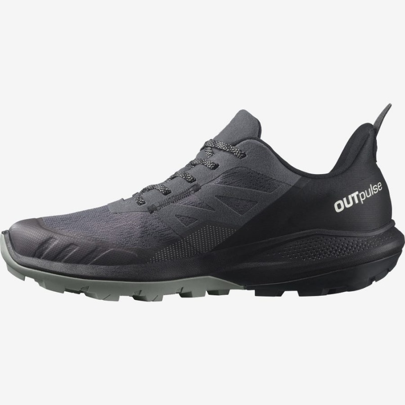 Zapatillas de Senderismo Salomon OUTPULSE GORE-TEX Hombre Gris | UY 3581KOR