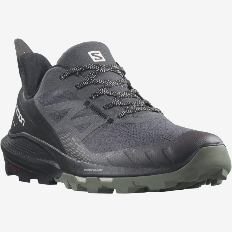 Zapatillas de Senderismo Salomon OUTPULSE GORE-TEX Hombre Gris | UY 3581KOR