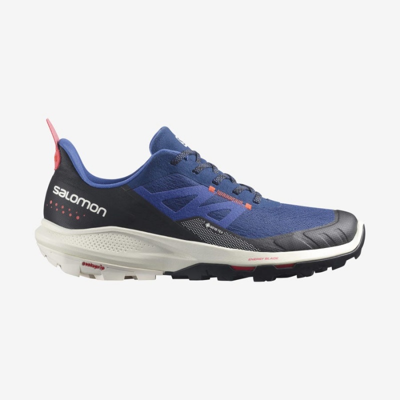 Zapatillas de Senderismo Salomon OUTPULSE GORE-TEX Hombre Azul Marino | UY 3580JPQ