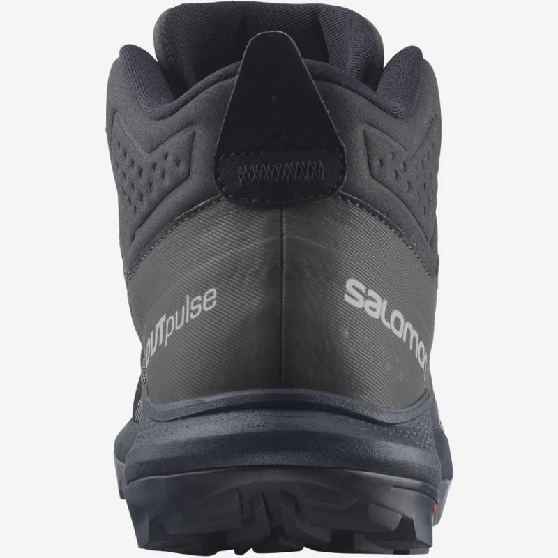 Zapatillas de Senderismo Salomon OUTPULSE MID GORE-TEX Hombre Negras | UY 3541RVD