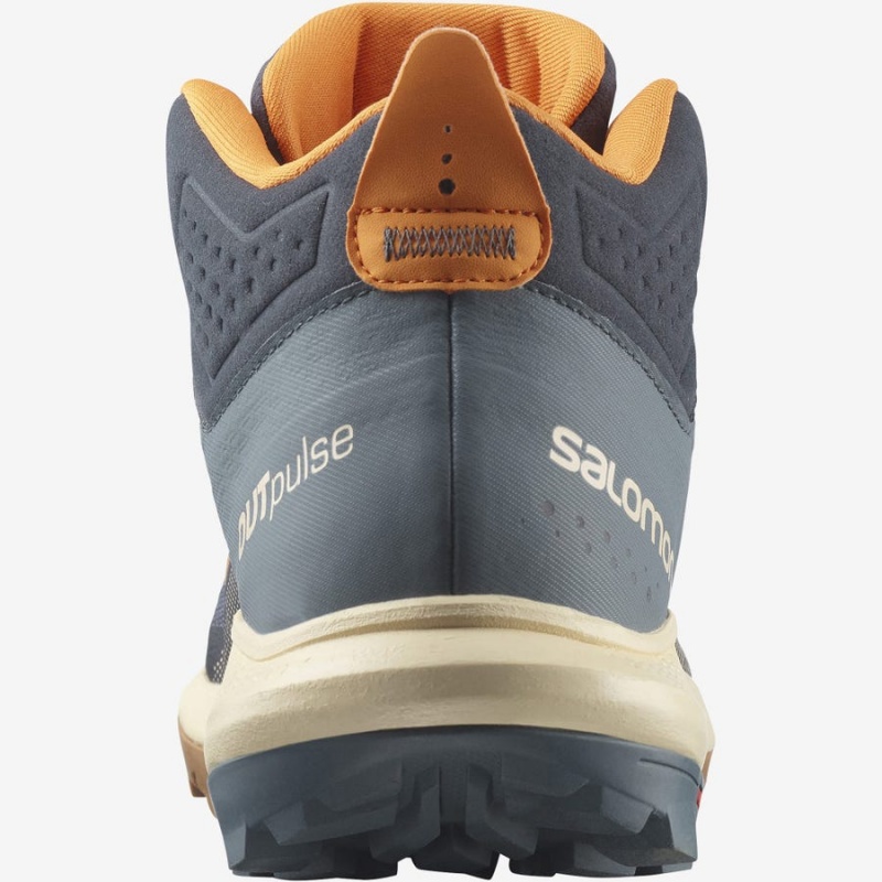 Zapatillas de Senderismo Salomon OUTPULSE MID GORE-TEX Hombre Gris | UY 3539WNB