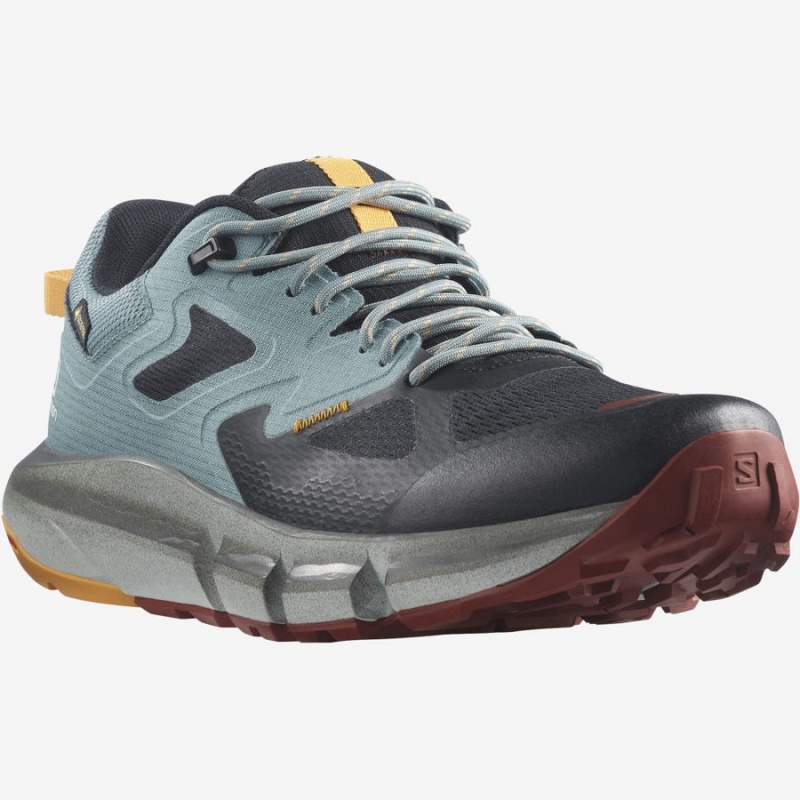 Zapatillas de Senderismo Salomon PREDICT HIKE GORE-TEX Hombre Negras Naranjas | UY 3550SGL