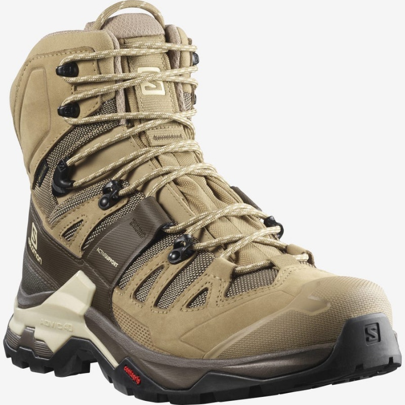 Zapatillas de Senderismo Salomon QUEST 4 GORE-TEX Hombre Marrones | UY 3564MQZ