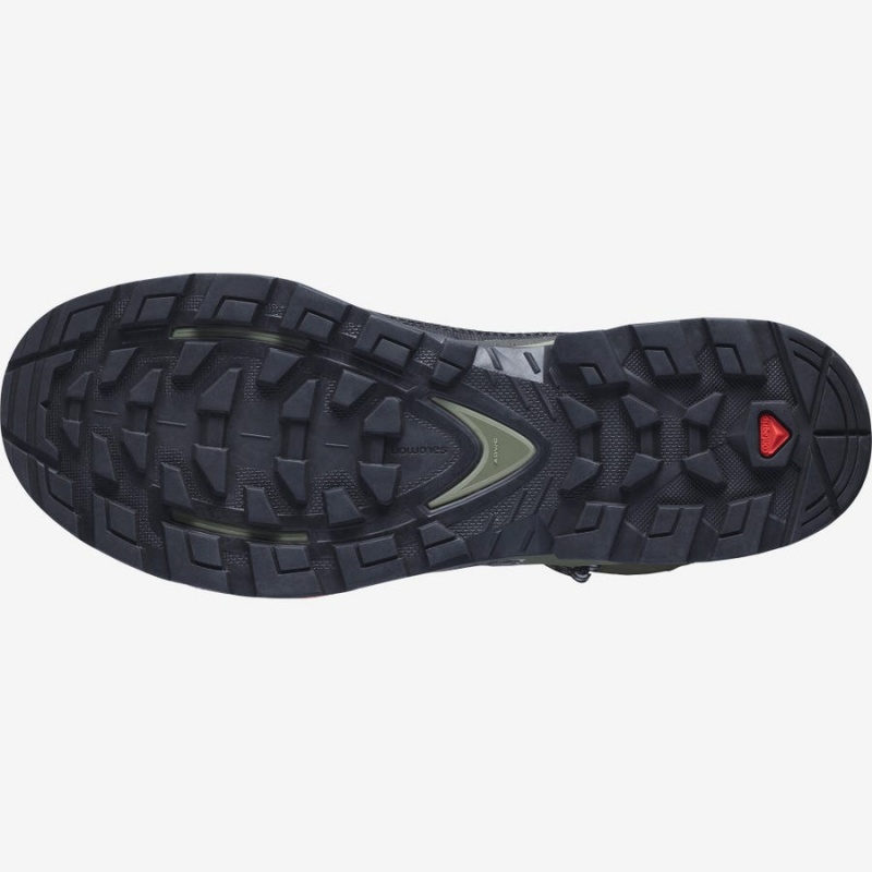 Zapatillas de Senderismo Salomon QUEST ELEMENT GORE-TEX Hombre Negras Verde Oliva | UY 3549AHK