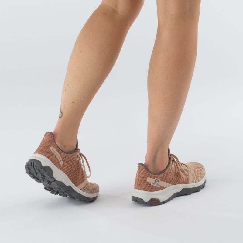 Zapatillas de Senderismo Salomon WoOUTBOUND PRISM Mujer Beige | UY 2813RVD