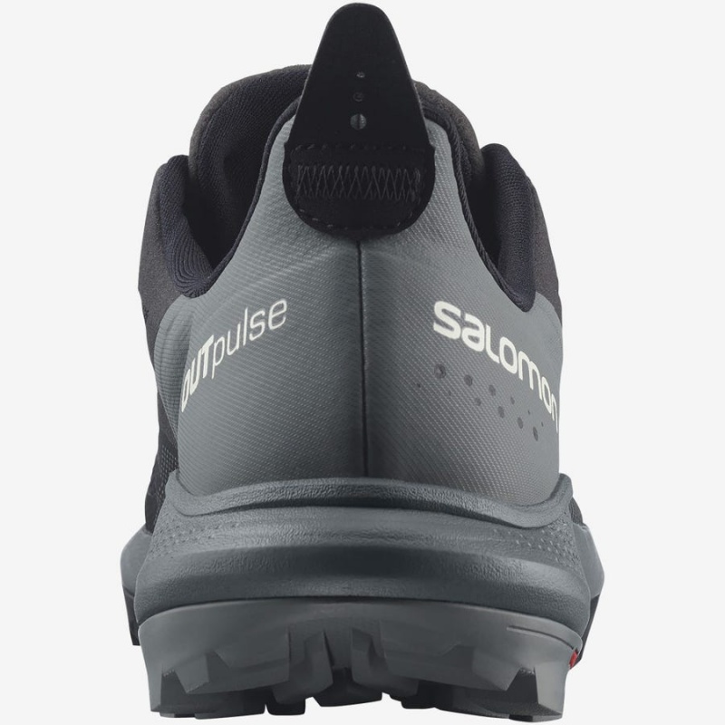 Zapatillas de Senderismo Salomon WoOUTPULSE GORE-TEX Mujer Gris Negras | UY 2841DFM