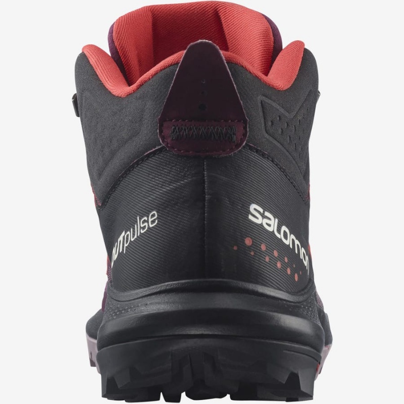 Zapatillas de Senderismo Salomon WoOUTPULSE MID GORE-TEX Mujer Moradas | UY 2785QMA