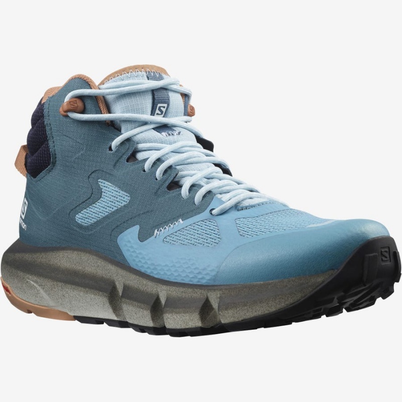 Zapatillas de Senderismo Salomon WoPREDICT HIKE MID GORE-TEX Mujer Azules | UY 2817ILH