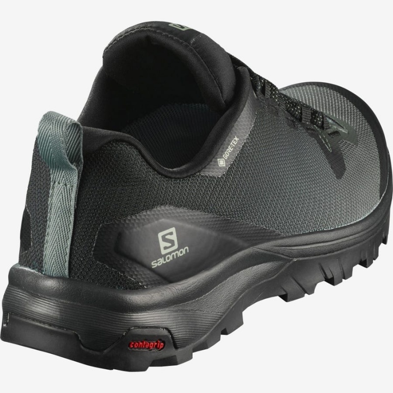 Zapatillas de Senderismo Salomon WoVAYA GORE-TEX Mujer Negras Verde Oliva | UY 2842FDN