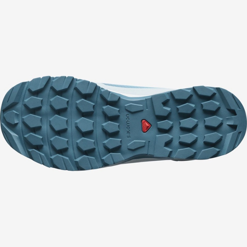 Zapatillas de Senderismo Salomon WoVAYA BLAZE THINSULATE™ CLIMASALOMON™ WATERPROOF Mujer Azules | UY 2805CTV