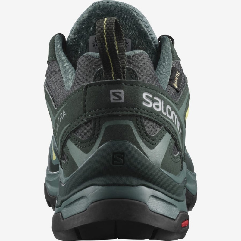 Zapatillas de Senderismo Salomon WoX ULTRA 3 GORE-TEX Mujer Verde | UY 2832CTV