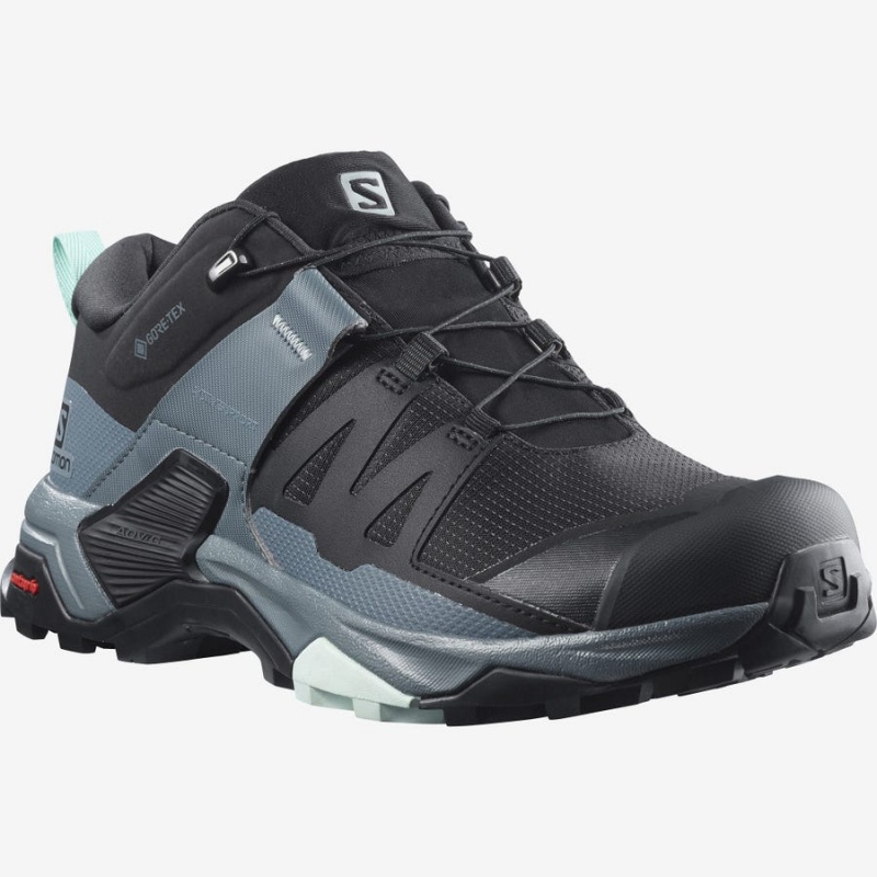 Zapatillas de Senderismo Salomon WoX ULTRA 4 GORE-TEX Mujer Negras | UY 2824FDN