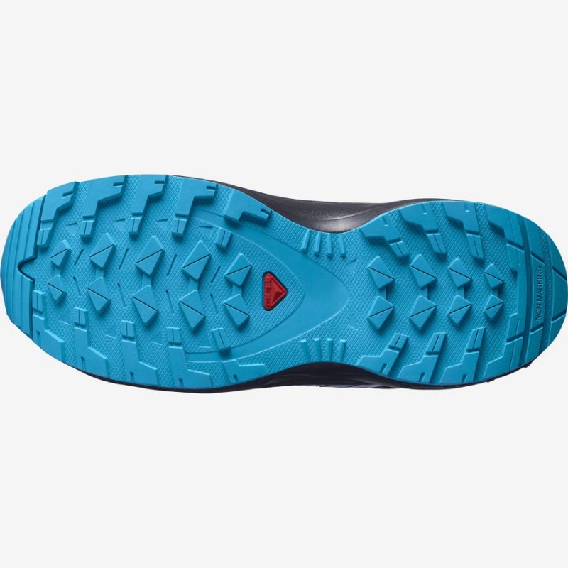 Zapatillas de Senderismo Salomon XA PRO V8 MID CLIMASALOMON™ WATERPROOF Niños Negras | UY 2042RVD