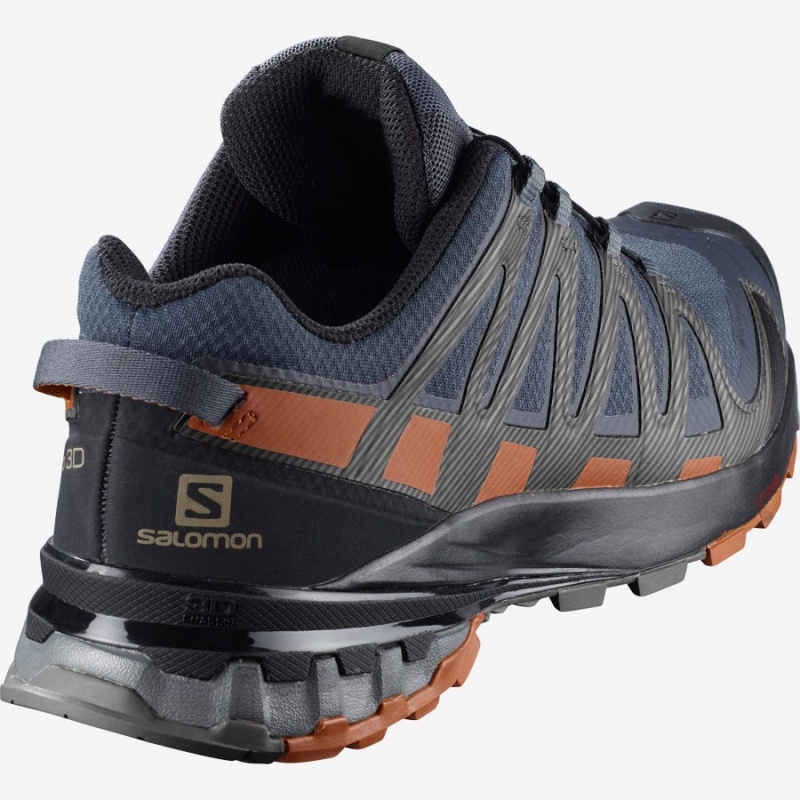 Zapatillas de Senderismo Salomon XA PRO 3D V8 GORE-TEX WIDE Hombre Negras | UY 3624HAP