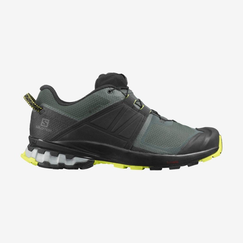 Zapatillas de Senderismo Salomon XA WILD GORE-TEX Hombre Verde Oliva | UY 3578GSO